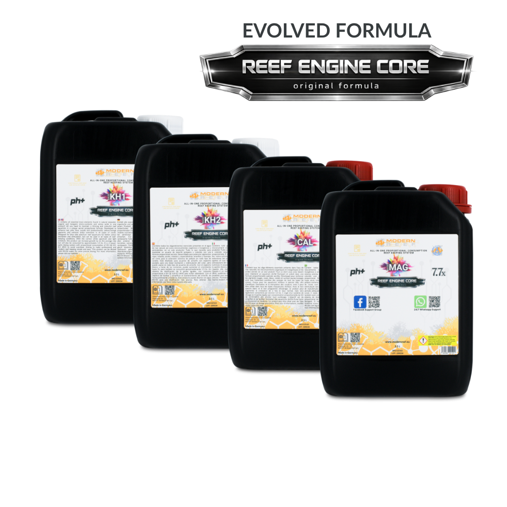 All-in-one Reef Keeping System (RKS) 4x2.5L Set REEF ENGINE CORE 7.7x High Concentrate