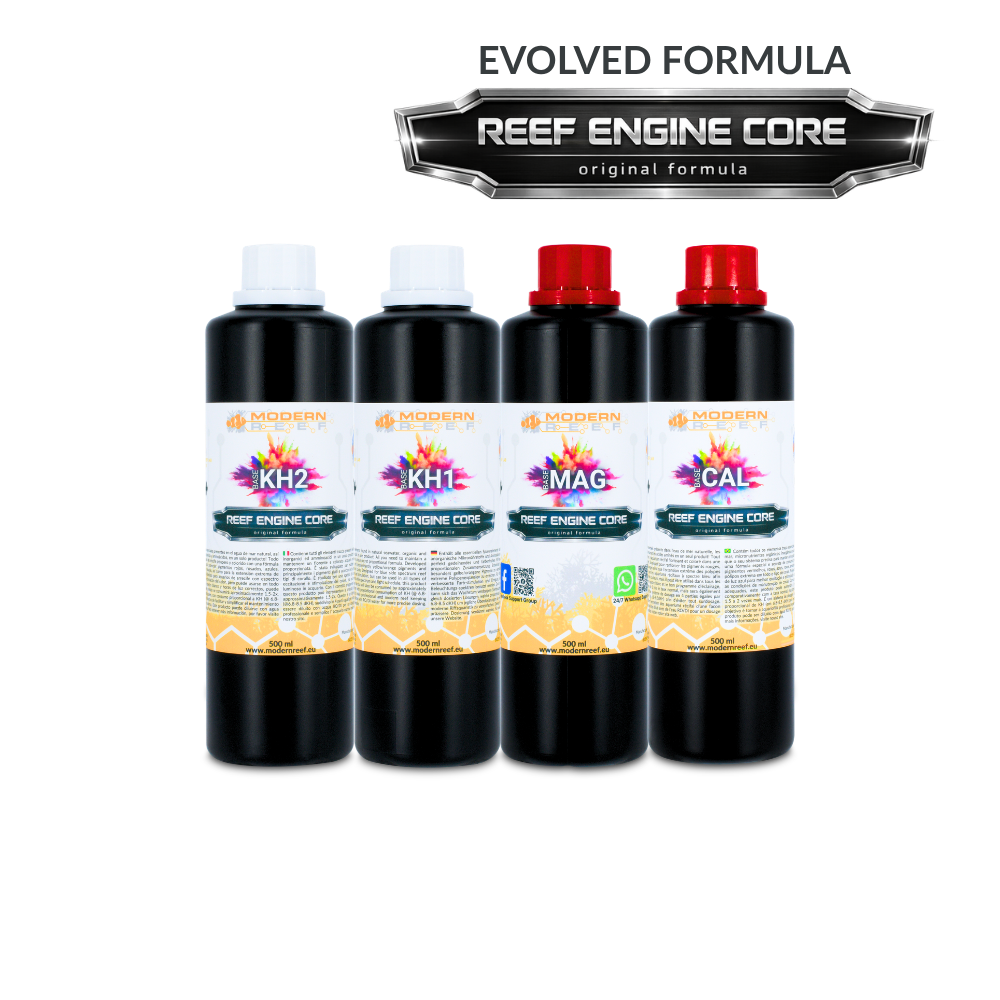 All-in-one Reef Keeping System (RKS) 4x500 ml Set REEF ENGINE CORE 7.7x High Concentrate